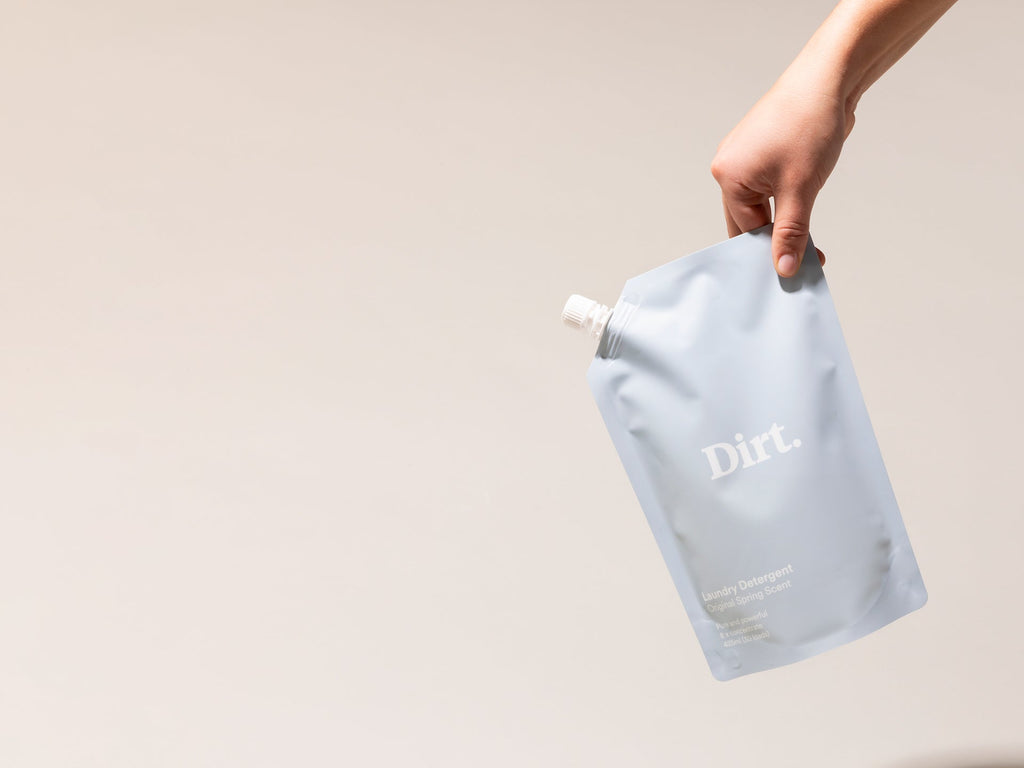 Dirt laundry detergent refill 