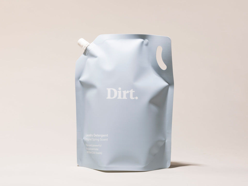 Dirt laundry detergent bulk refill